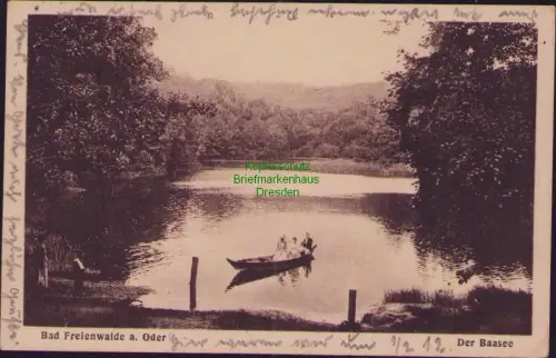 192412 AK Bad Freienwalde a. Oder Der Baasee Neuhardenberg 1926