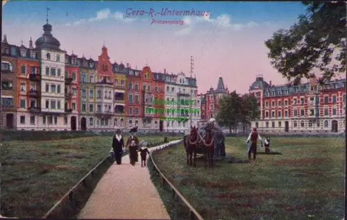 192445 AK Gera-R.-Untermhaus Prinzenplatz 1919