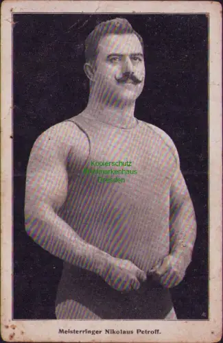192448 AK Meisterringer Nikolaus Petroff Deutsche Athletik Sportzeitung München