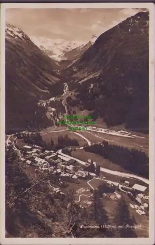 192449 AK Pontresina (1828 m) mit Rosegtal 1918