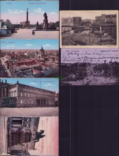 192453 18 AK BERLIN Totalansicht Siegessäule, Bismarckdenkmal Denkmal Friedrich