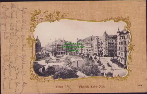 192557 AK Berlin 1903 Victoria Luise Platz Passepartout