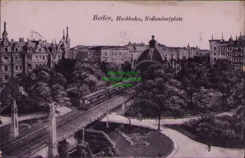192558 AK Berlin 1915 Feldpost Hochbahn Nollendorfplatz