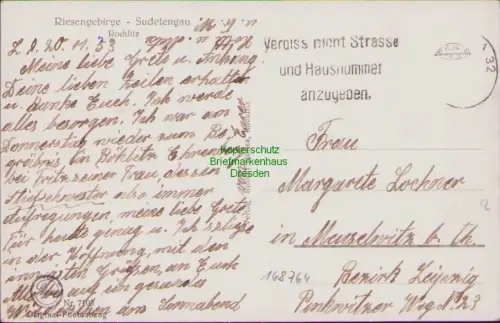 168764 AK Rochlitz i. Riesengebirge
