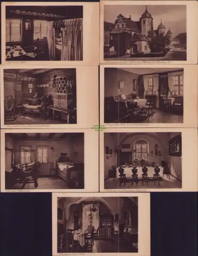 168721 7 AK Dresden N Heimatschutz Postkarte um 1920 Wendische Stube. Landesmuse