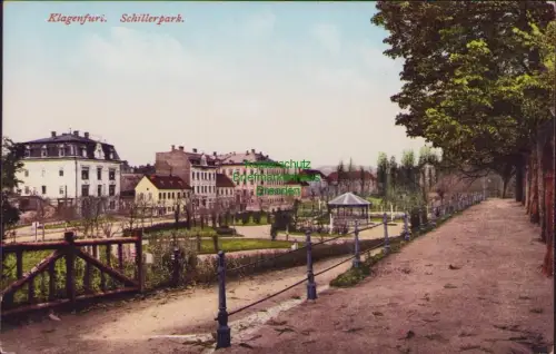 168748 AK Klagenfurt Schillerpark 1911