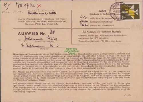 B23796 Brief DDR 1966 Sammlerausweis MDN für 3 volle Sätze 2x FDC 2x Ganzsachen