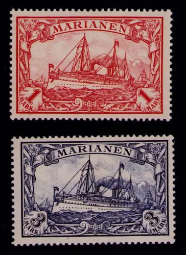 B20406 Kolonien Marianen 16, 18 postfrisch **, Mi.  65 €