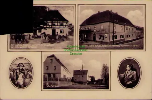 168829 AK Gasthof Rippach 1943 Inhaber Karl Fielscher Hier wohnte Napoleon währe