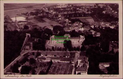 168806 AK Annaburg Bez. Halle 1935 Fliegeraufnahme