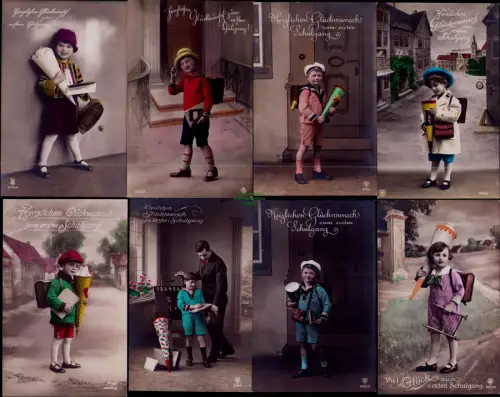 168818 8 AK Eibau Ebersbach 1928 Herzlichen Glückwünsch zum ersten Schulgang Sch