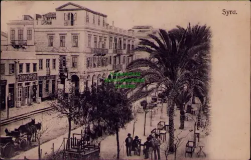 193068 AK KOMMATHPION KOYPENN COFFEUR Syra Syros Griechenland 1911 gr