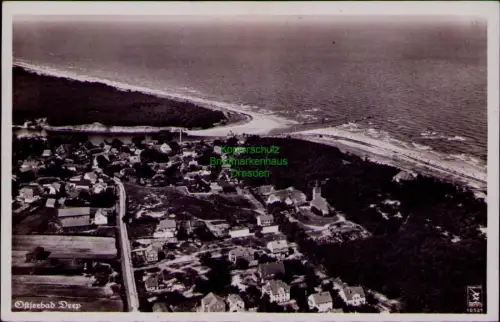 193559 AK Ostseebad Deep 1939 Luftbild Dzwirzyno