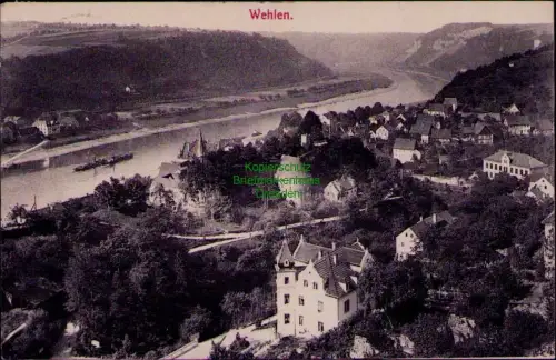 194319 AK Wehlen Panorama 1920