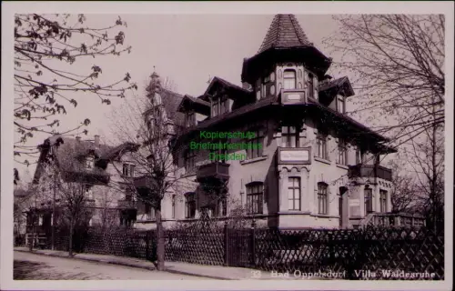 194333 AK Bad Oppelsdorf Villa Waldesruhe 1943 Fotokarte