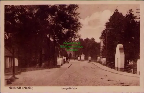 169032 AK Neustadt (Meckl.) 1924 Lange-Brücke