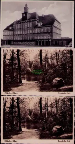 169093 3 AK Pillkallen Ostpr. Gymnasium 1939 Kumsteller-Park