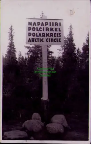 169056 AK NAPAPIIRI POLCIRKEL POLARKREIS ARCTIC CIRCLE Finland Finnland 1941 Rov