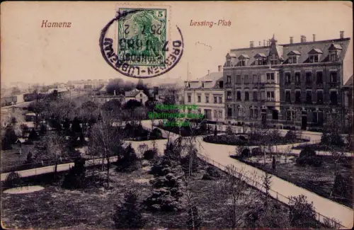 169002 AK Kamenz 1912 Lessing-Platz