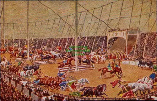 169049 AK Riesen-Circus  KRONE Größte Schaustellung Europas 3 Manegen 2 Bühnen 1