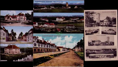 169094 4 AK Truppenübungsplatz Grafenwöhr 1917 1918 Offizierskasino Generals-Woh