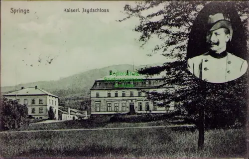 194473 AK Springe Kaiserl. Jagdschloss 1910