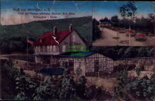 194489 AK Wennigsen a. D. Deister Hotel und Pension Waldkater Besitzer: Rich. Bö