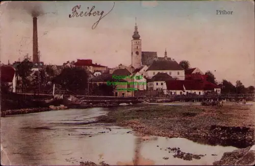 194493 AK Freiberg Pribor Freiberg in Mähren 1916 Zensur  Eckknick rechts und