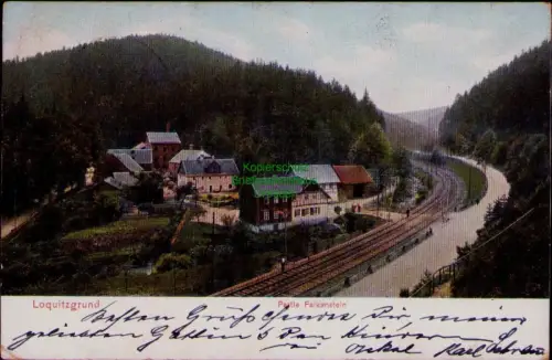 194558 AK Loquitzgrund 1906 Partie Falkenstein