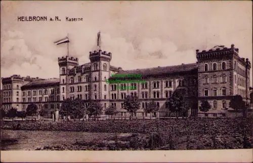 194565 AK HEILBRONN a. N. 1915  Kaserne
