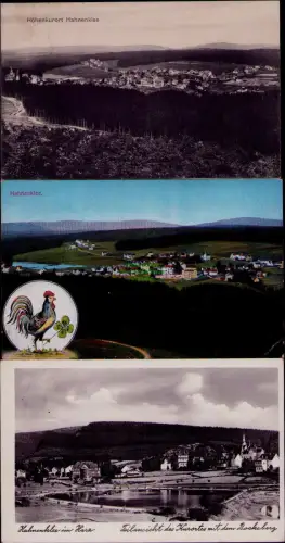 194596 3 AK Höhenkurort Hahnenklee im Harz Tailansicht des Kurortes mit dem Bock