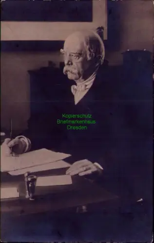 169137 AK Fotokarte Otto von Bismarck 1912