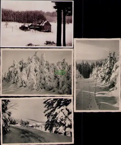 195297 4 AK Deutsche Jugendherberge Gimmlitztal Hermsdorf Erzgebirge durch Jugen
