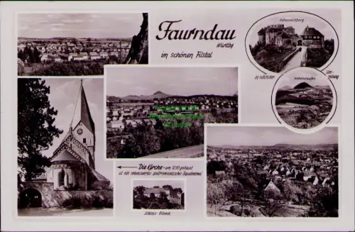 195325 AK Faurndau im schönen Filstal 1956 Württbg -Die Kirche-um 1230 gebaut is
