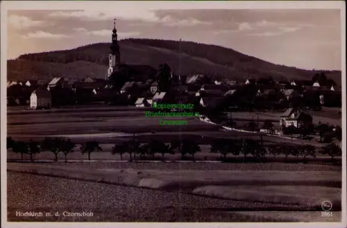 195396 AK Hochkirch m. d. Czorneboh Fotokarte Pommritz 1935