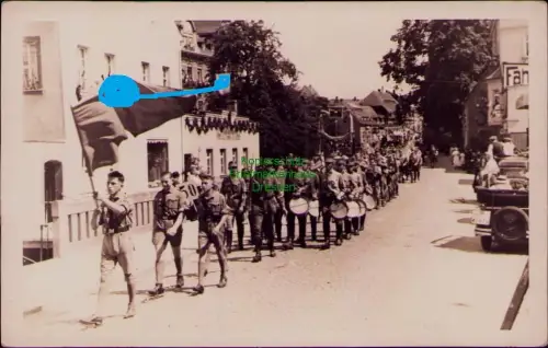 185462 AK Hainichen 1939 Festumzug 750 Jahre Gellertstadt Photo Gebr. Riemann
