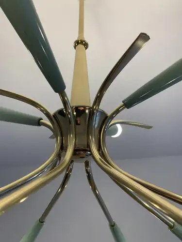 Sputnik Kronenleuchter und Deckenlampe 50er-60er Jahre