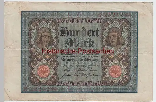 (D288+) Reichsbanknote, 100 Mark, Berlin November 1920