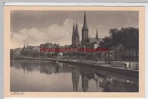 (56797) AK Lübeck, Panorama, aus Leporello vor 1945