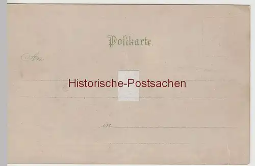 (63084) AK Gruss aus Magdeburg, Brücke, Halt gegen das Licht Karte um 1900