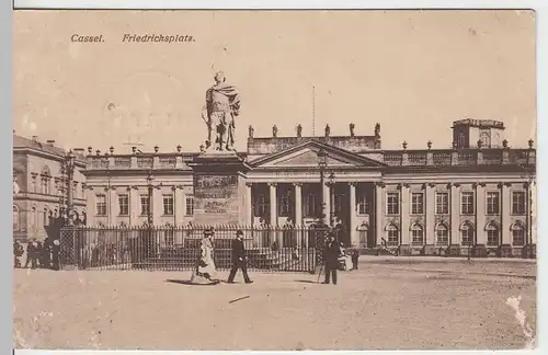 (3407) AK Kassel, Friedrichsplatz, Museum Fridericianum 1917
