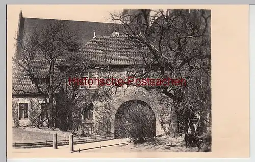 (F4413) Orig. Foto Magdeburg, Remtergang am Dom, Privatfoto vor 1945