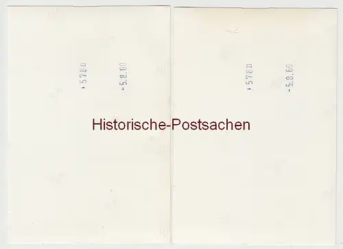 (F13859) 2x Orig. Farbfoto Beerdigung u. Grab Reinhold Kalkstein a. Bremerhaven 1960