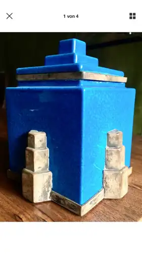  Art Déco Porzellandose Boch Frêres