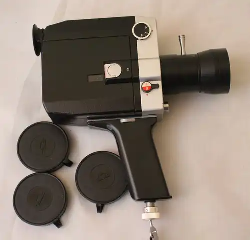 Videokamera Super 8 Quarz 1x8S-2 Made in USSR Zoom Lens Meteor 8M-1 1,8/9-38