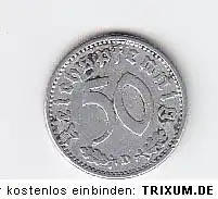 Germany 3. Reich 50 Reichspfennig (AL) 1940 D SS