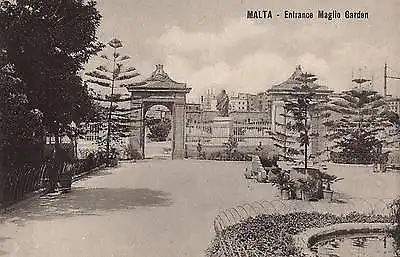  Foto Ansichtskarte Malta, Maglio Garden  , ca. 1910