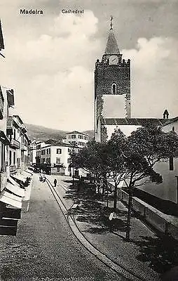  Foto Ansichtskarte, Madeira, Cathedral , ca. 1910