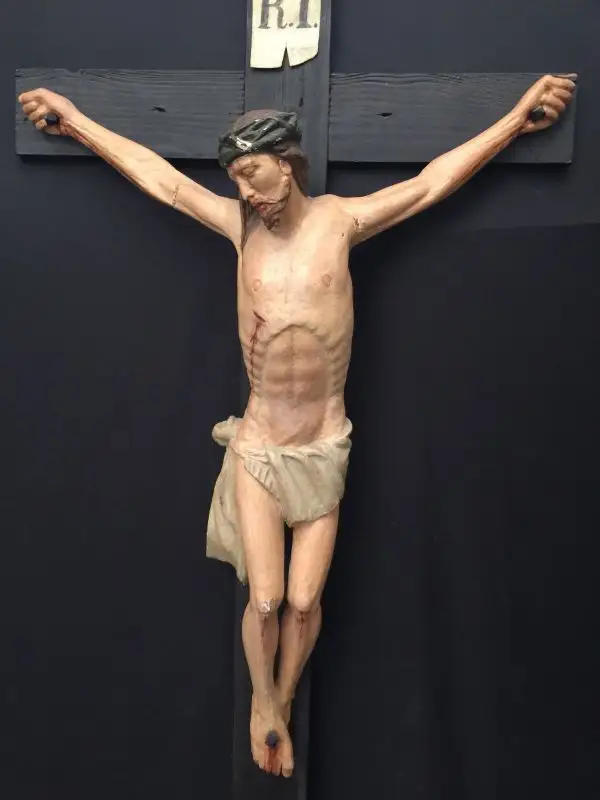 Holzkreuz Jesus ca. 134 cm groß 18017 0