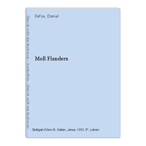 Moll Flanders Defoe, Daniel:
